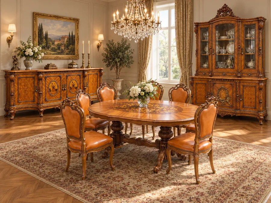 Italiaanse eetkamer Marelli Serafino